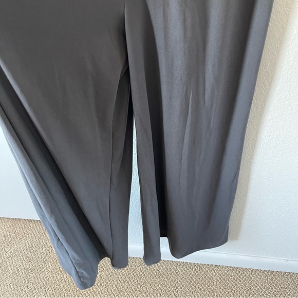 Rae Mode Womens Gray Smocked Top Wide Leg Sleeveless Casual Jumpsuit Size Medium - Picture 6 of 8